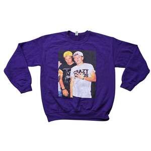 Gildan Harry Styles Frat Boy Era Purple Crew Neck Sweater